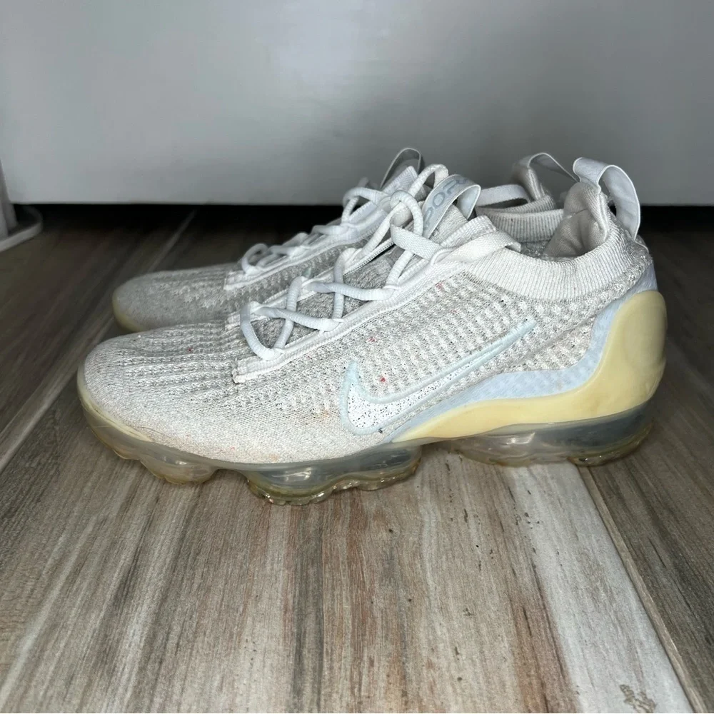 Nike Air Vapormax 2021 White Pure-Platinum Womens Sz 5.5 [DC4112-100]